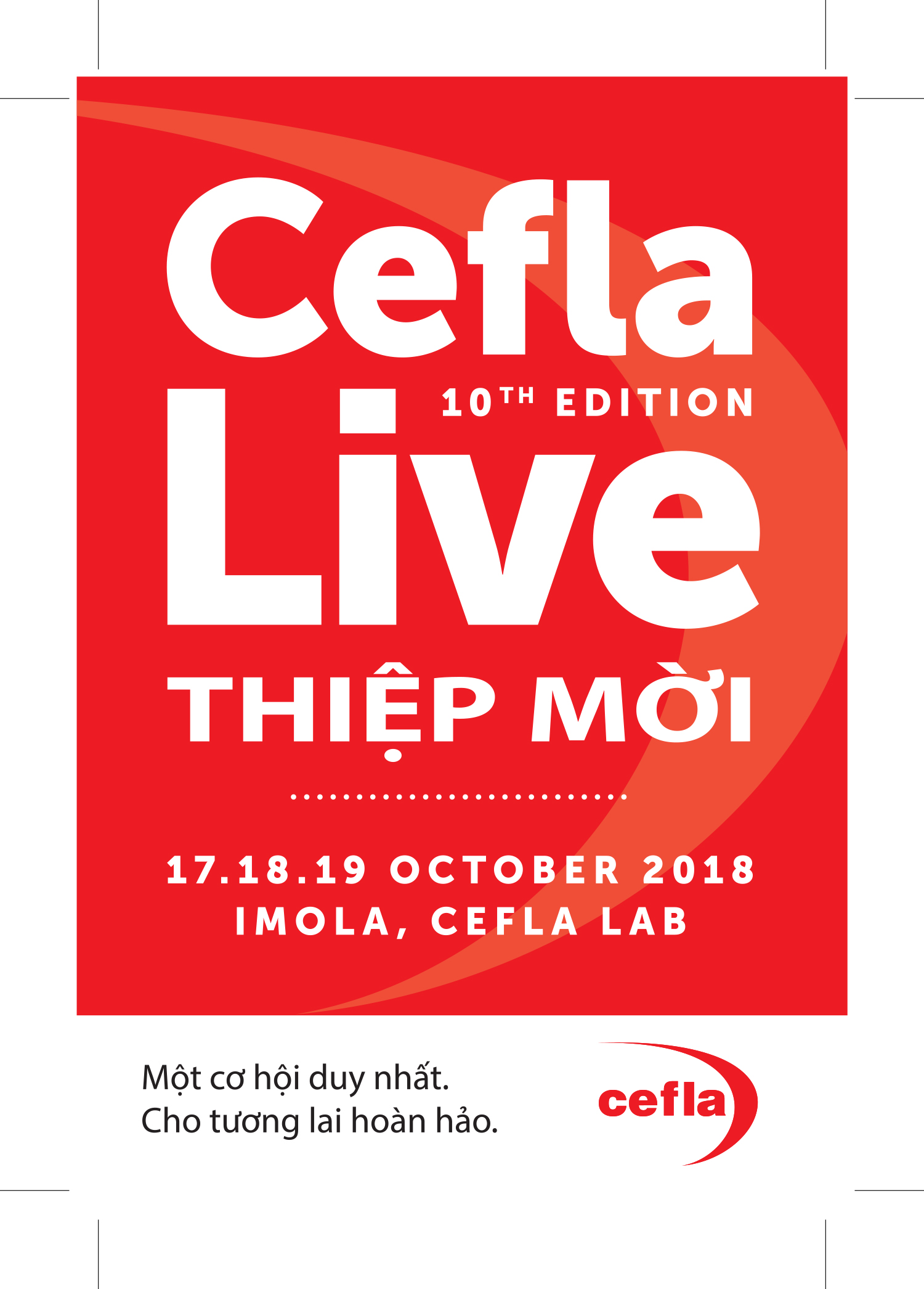 Tham dự sự kiện Cefla Live 2018