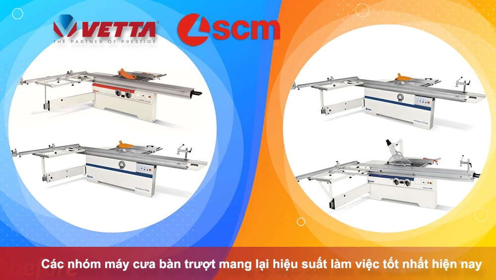 The group of sliding table saws provides the best work efficiency today